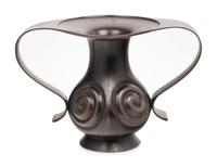 A Mimikuchi 'Flying Handle' Bronze Vase