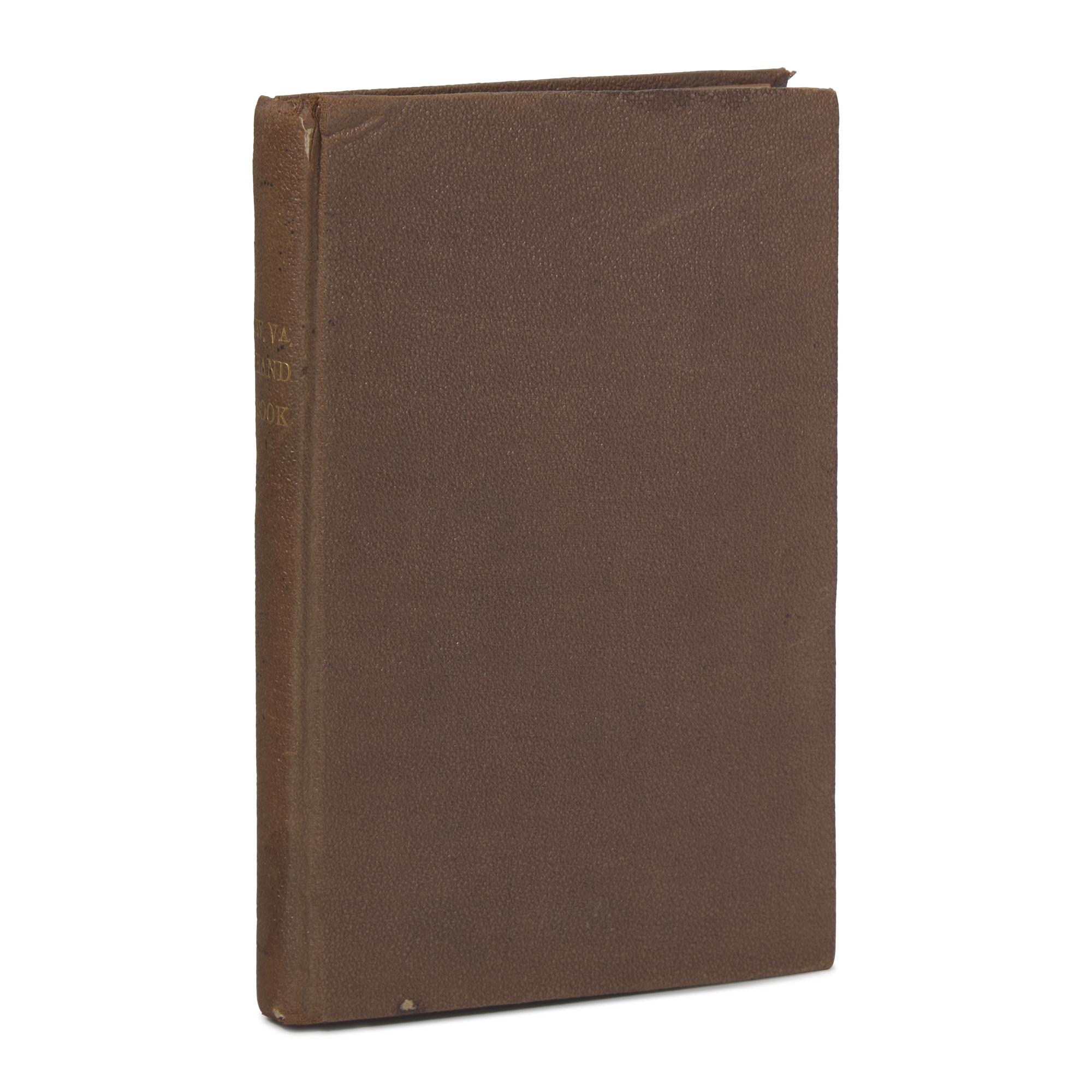 [Americana] [Virginia Imprints] Debar, J.H. Diss. The West Virginia Hand-Book and Immigrant's Guide...