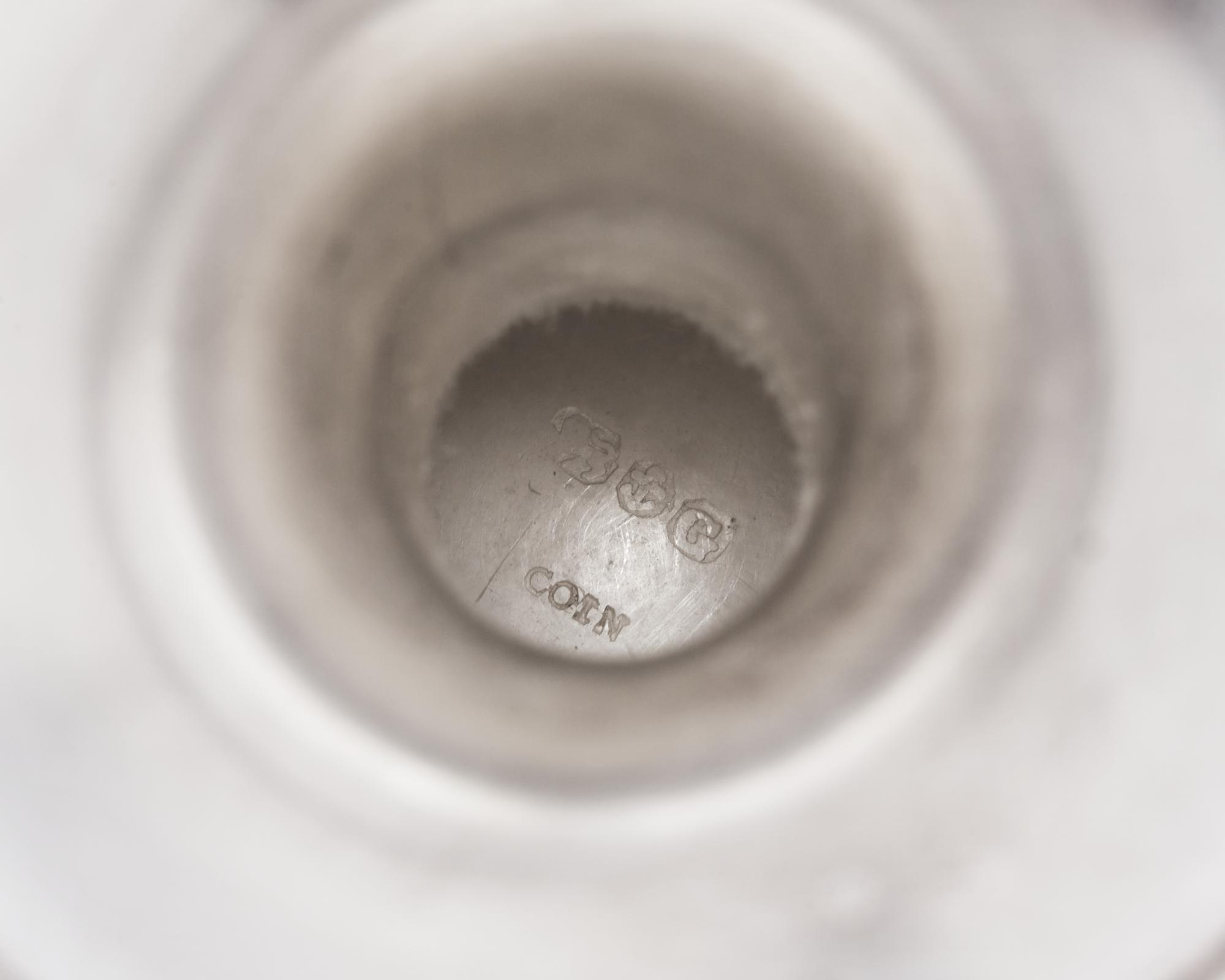 A Coin Silver Presentation Goblet for General Neil Dow