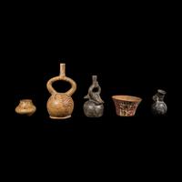 Five South American Terracotta Vessels