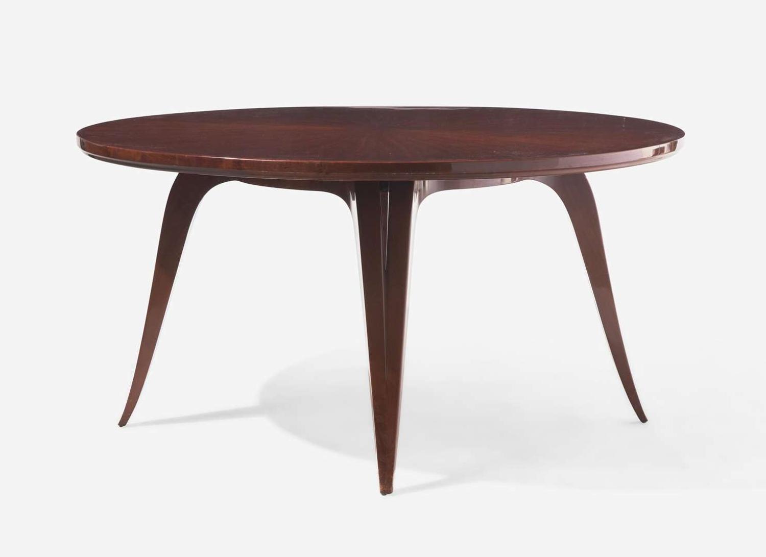 Jean Pascaud, Table and Six Dining Armchairs