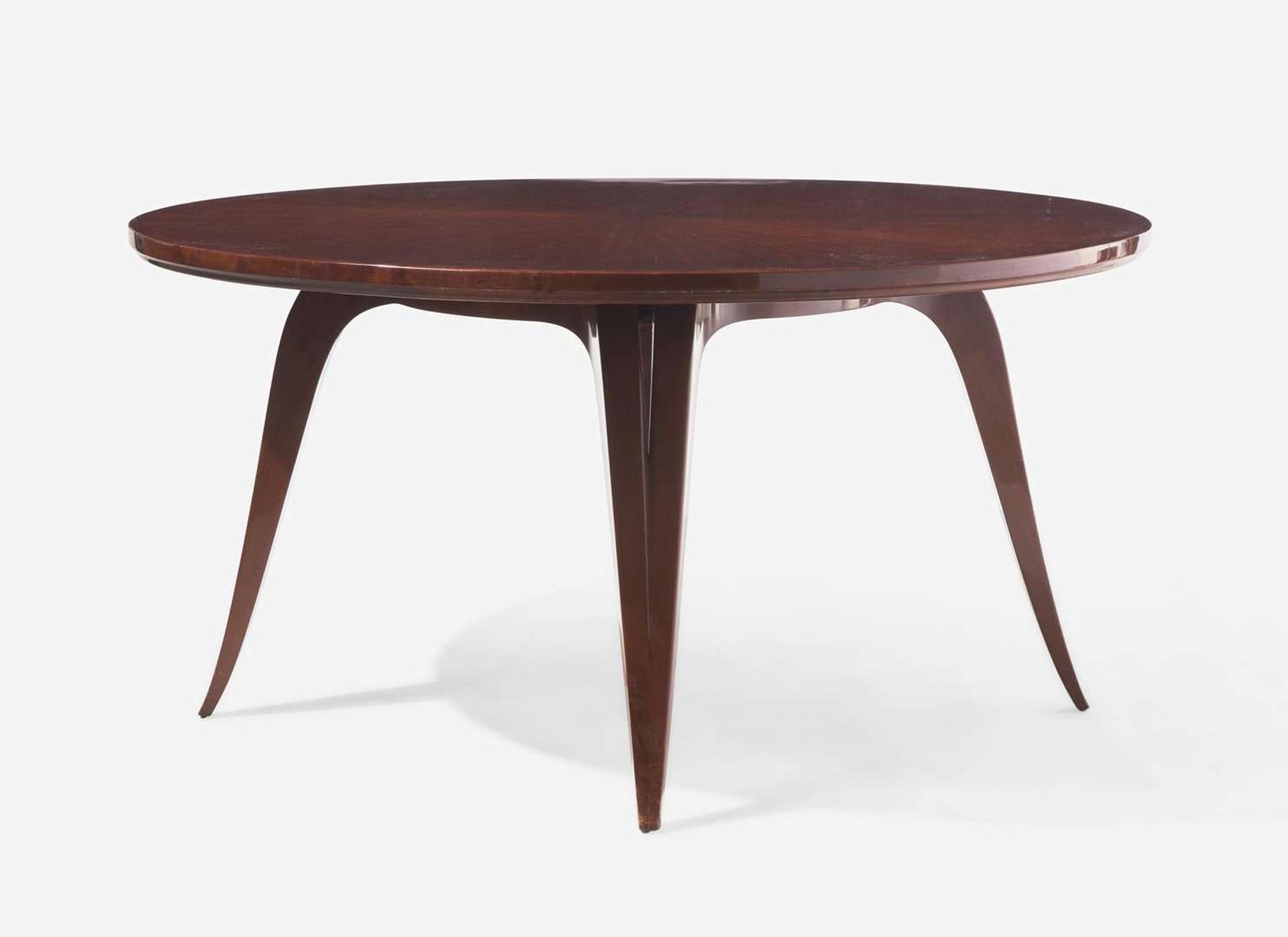 Jean Pascaud, Table and Six Dining Armchairs
