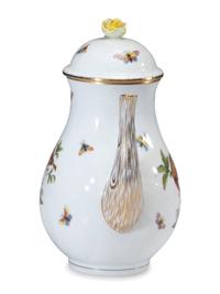 A Herend Rothschild Bird Porcelain Service for Twelve