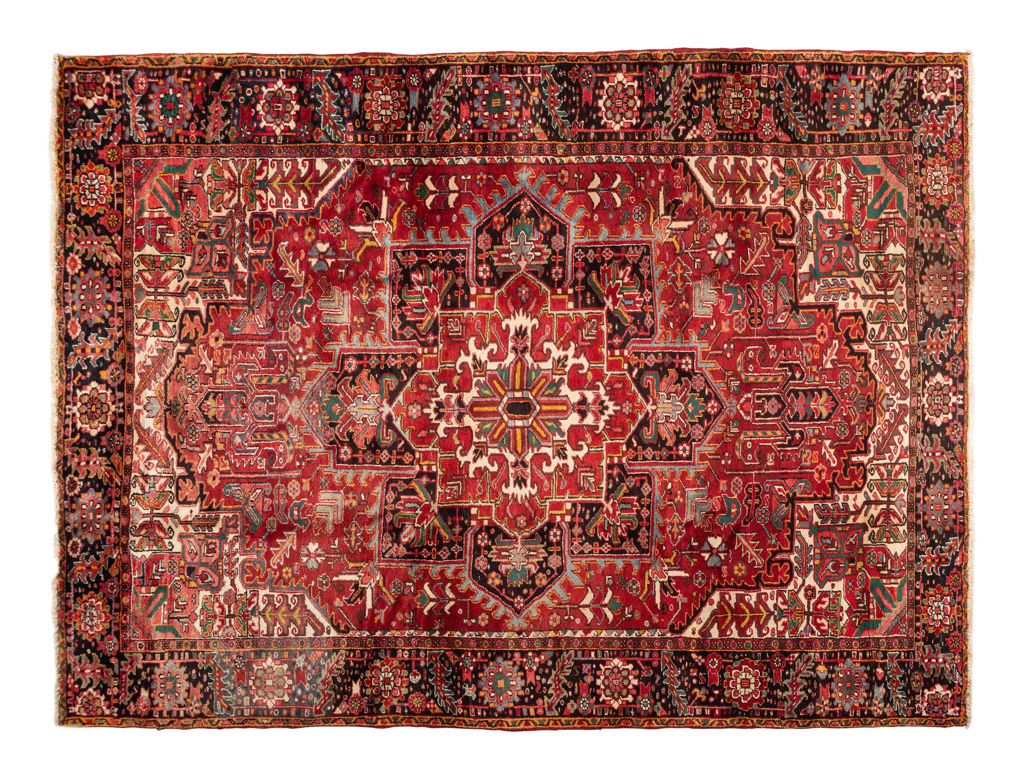 A Heriz Wool Rug