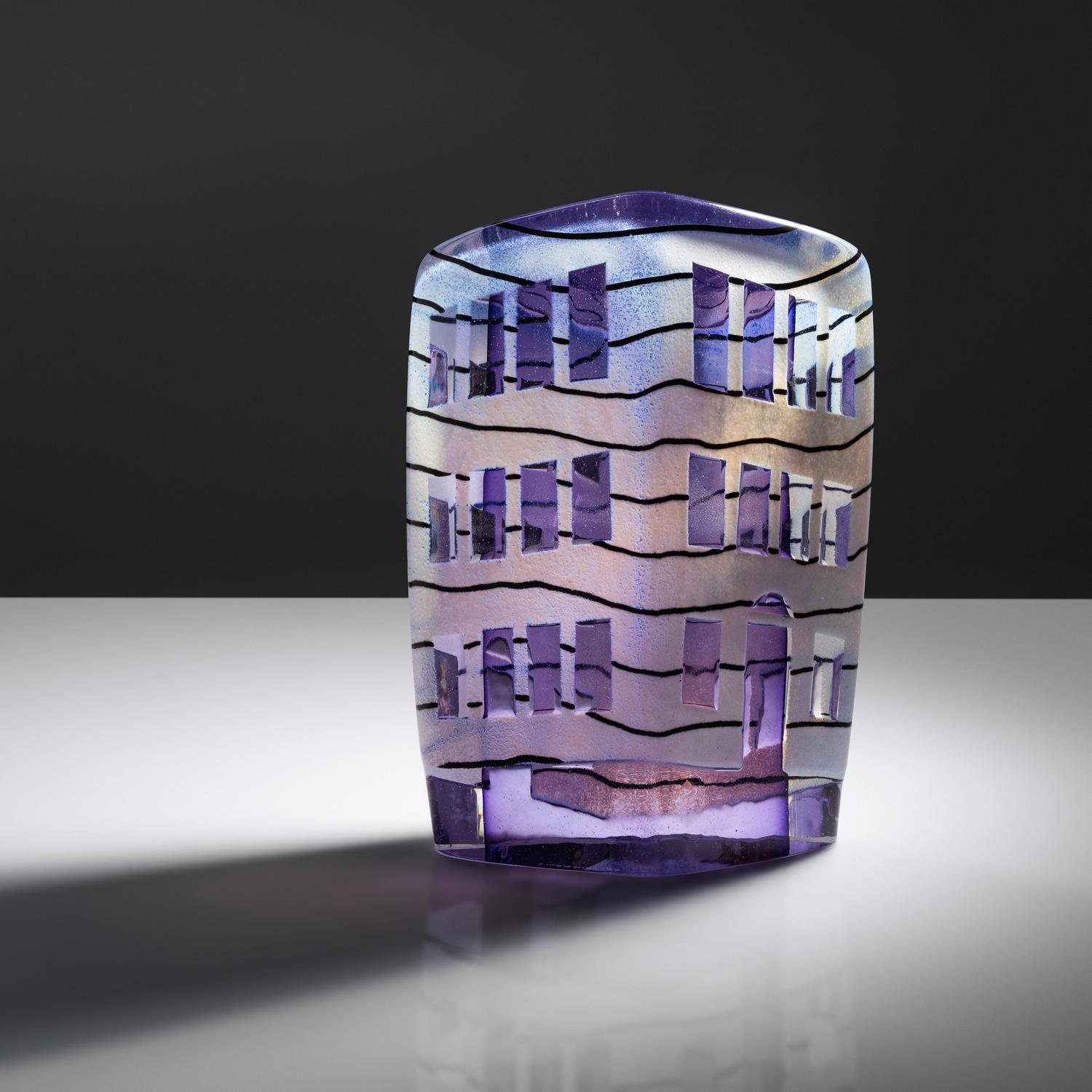 Purple building, 1987