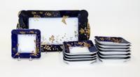 A Haviland Limoges Porcelain Table Service Width of platter 13 inches.