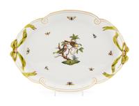 A Herend Porcelain Rothschild Bird Tray