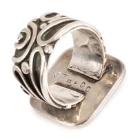 Pair of Complementary Southwestern Sterling Silver Rings