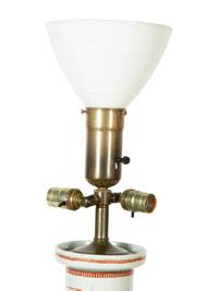 A Chinese Export Porcelain Vase Mounted as a Lamp