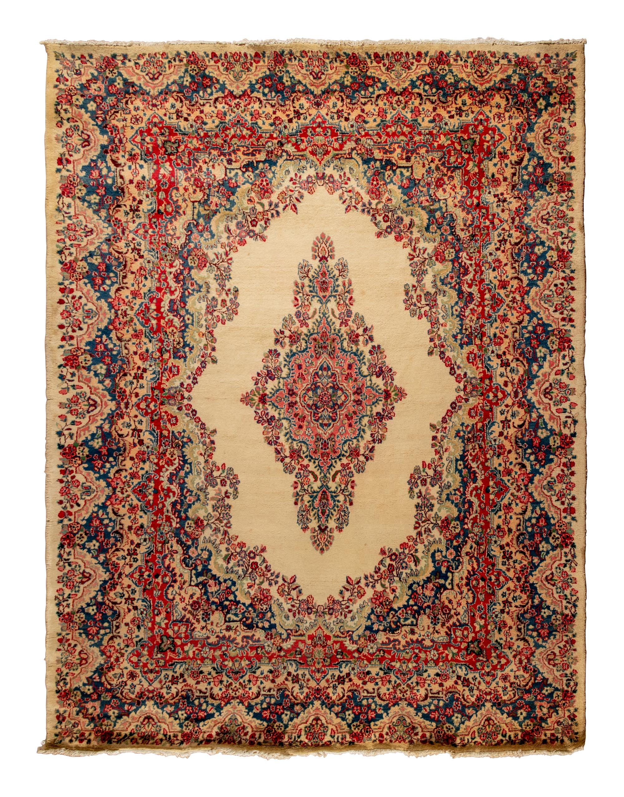 A Kirman Wool Rug