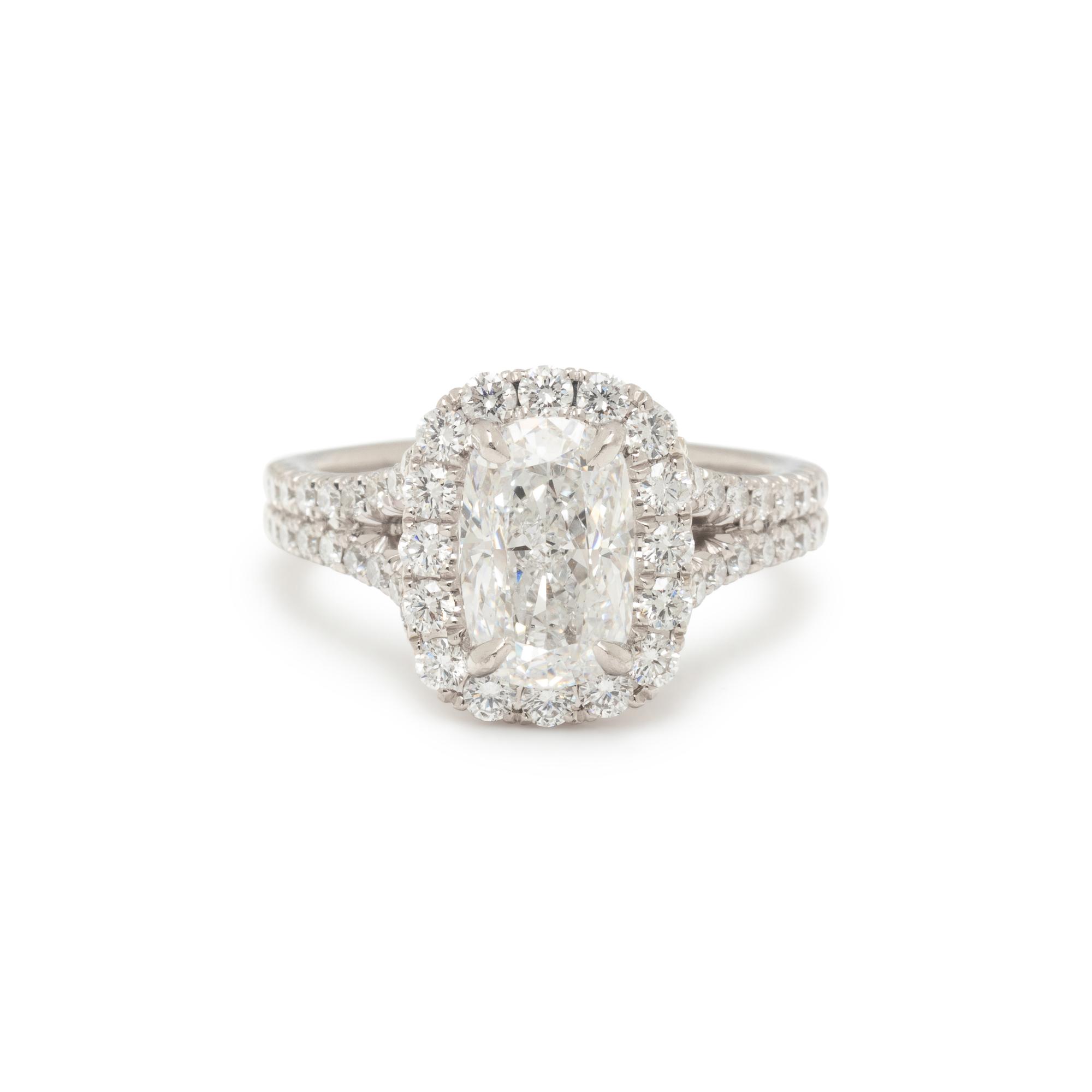 PLATINUM AND DIAMOND RING