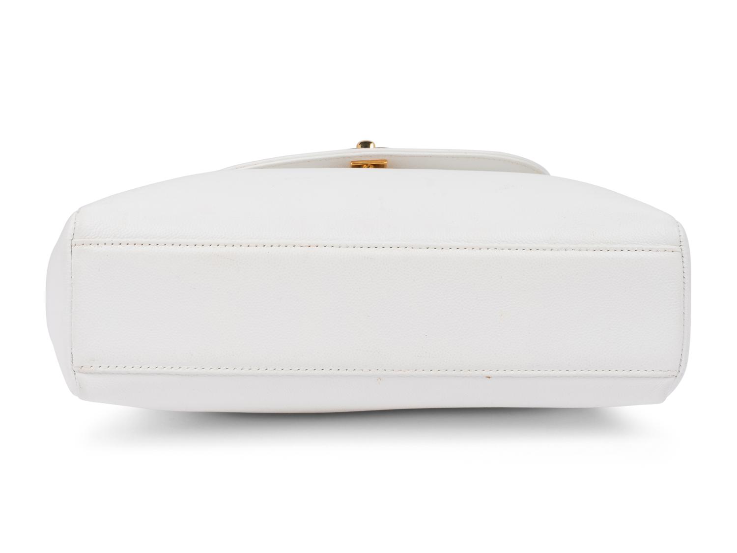 Chanel White Caviar Leather Bag, 1989-91