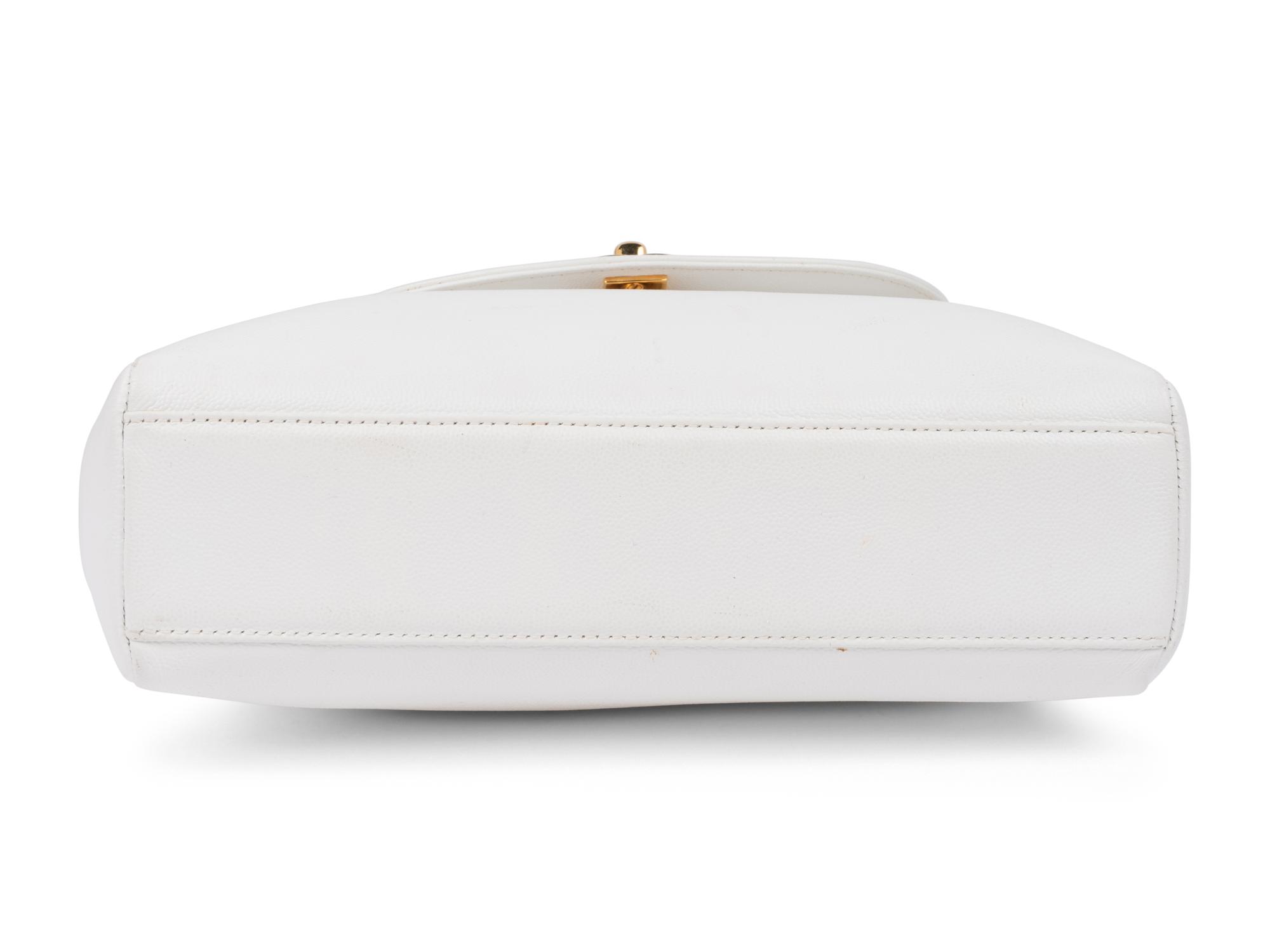 Chanel White Caviar Leather Bag, 1989-91