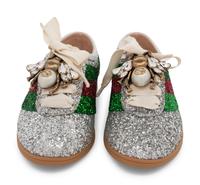Gucci Silver Shoes with Bee, Unworn