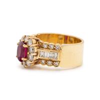 RUBY AND DIAMOND RING