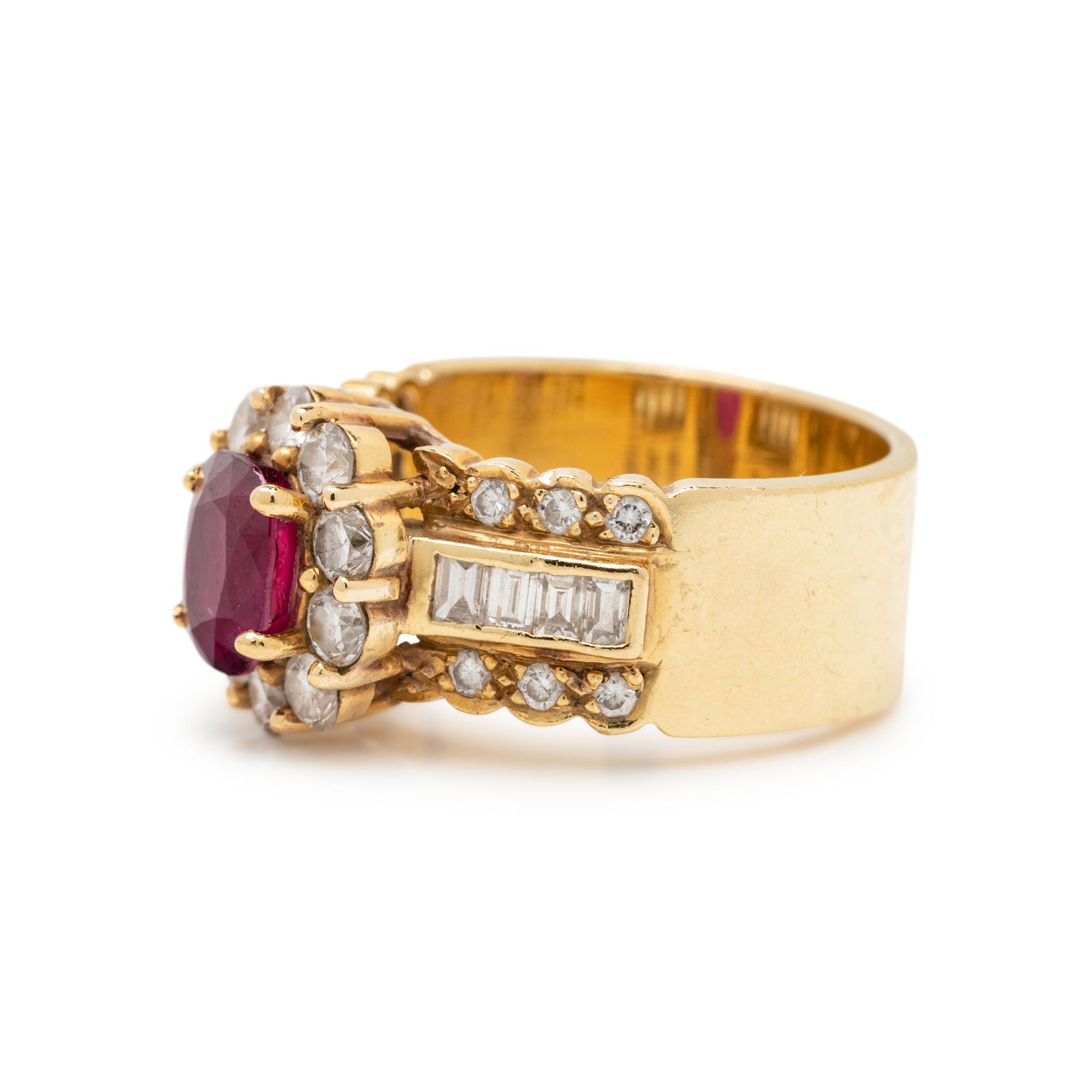 RUBY AND DIAMOND RING