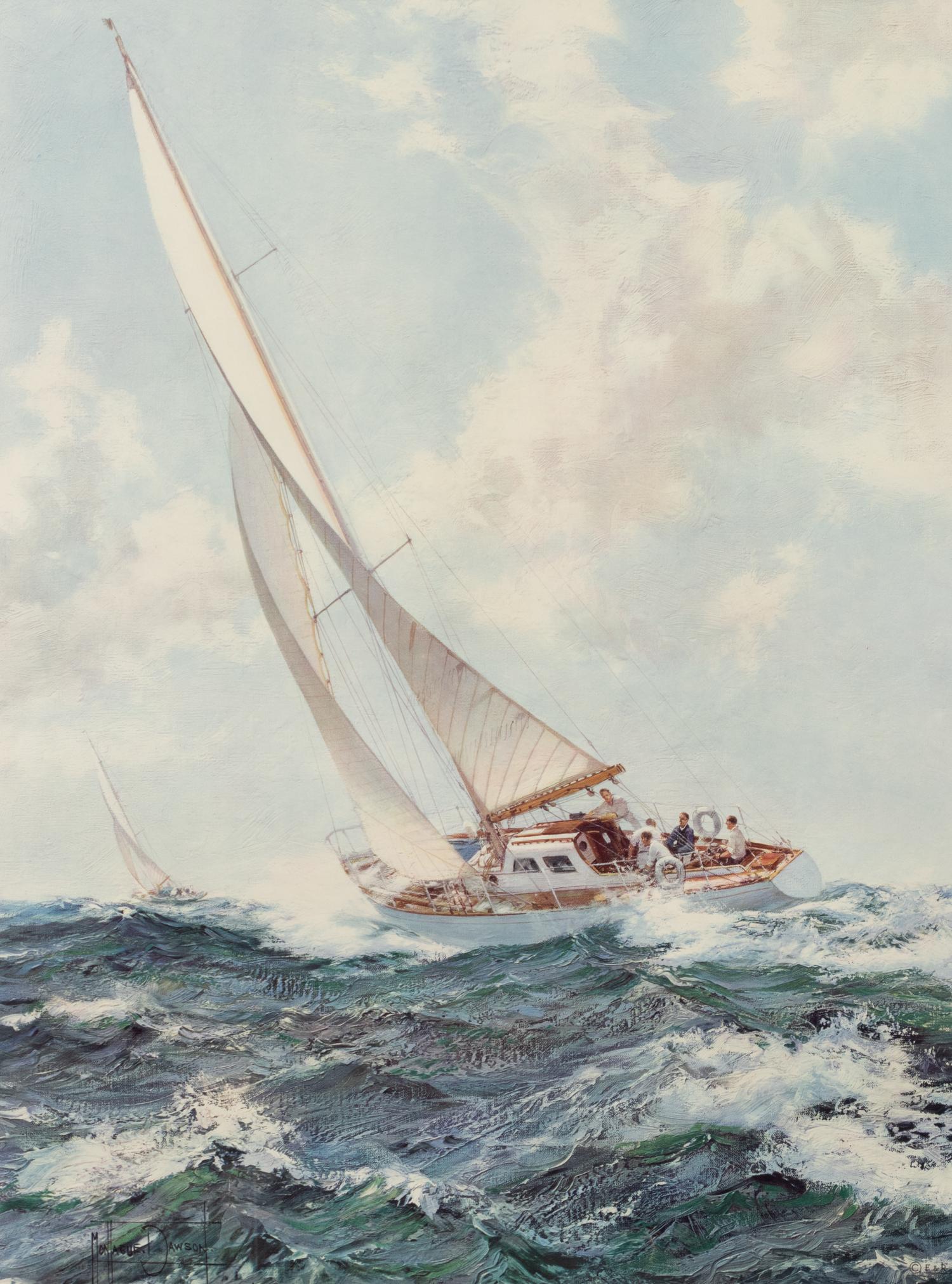 Ocean Racer and Royal Yacht, Bluebottle (a pair of prints)