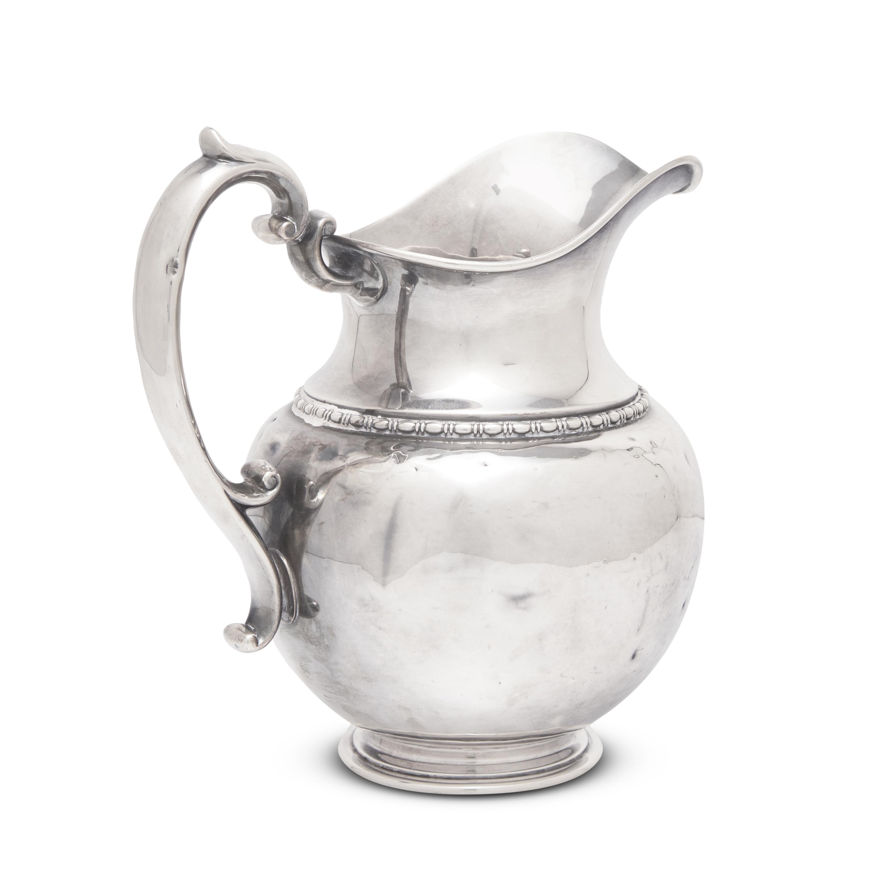An American Silver Water Pitcher