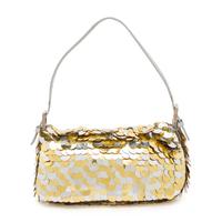 Fendi, Metallic Paillette-Embellished Baguette