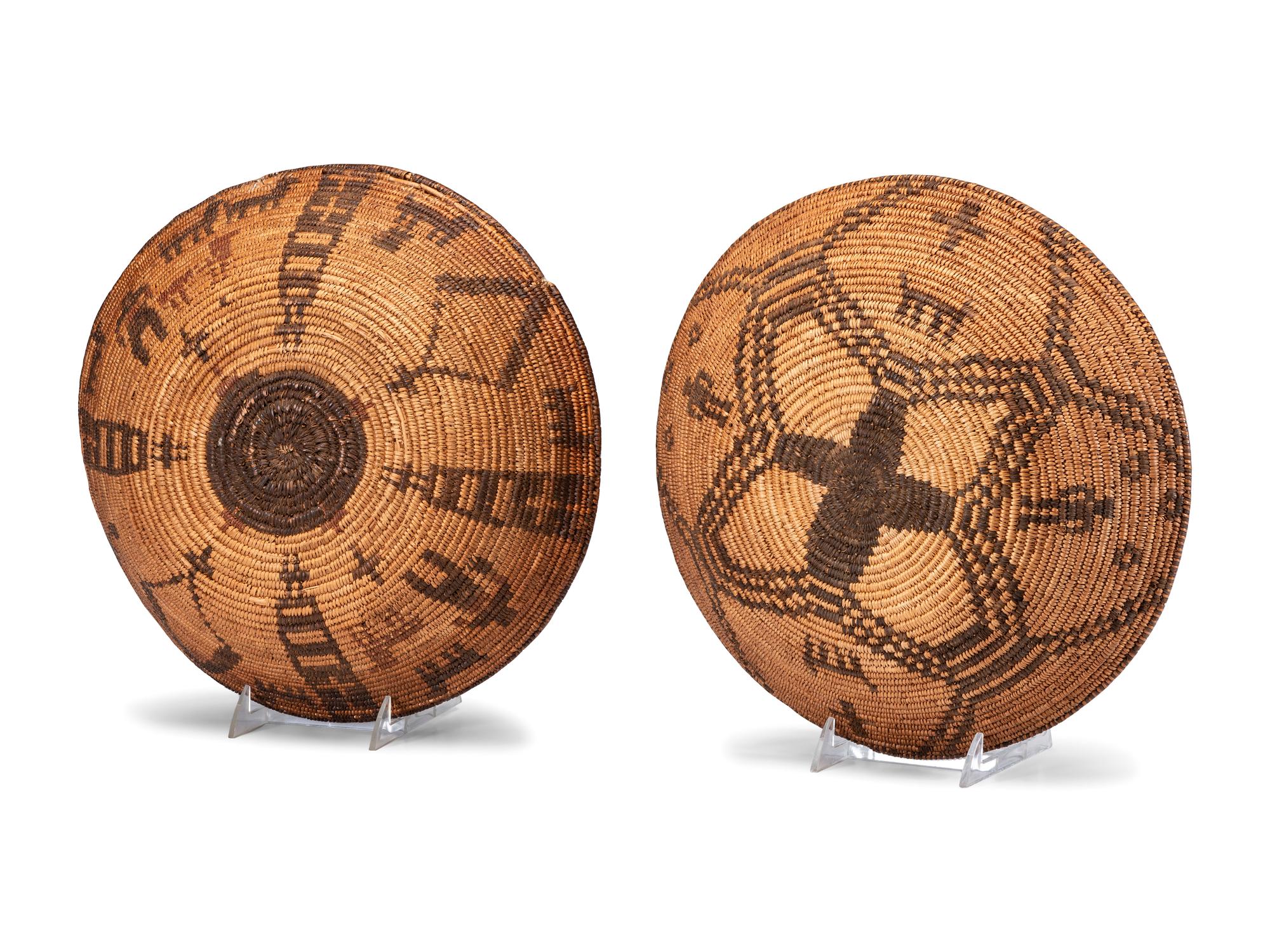 Apache Polychrome and Figural Baskets