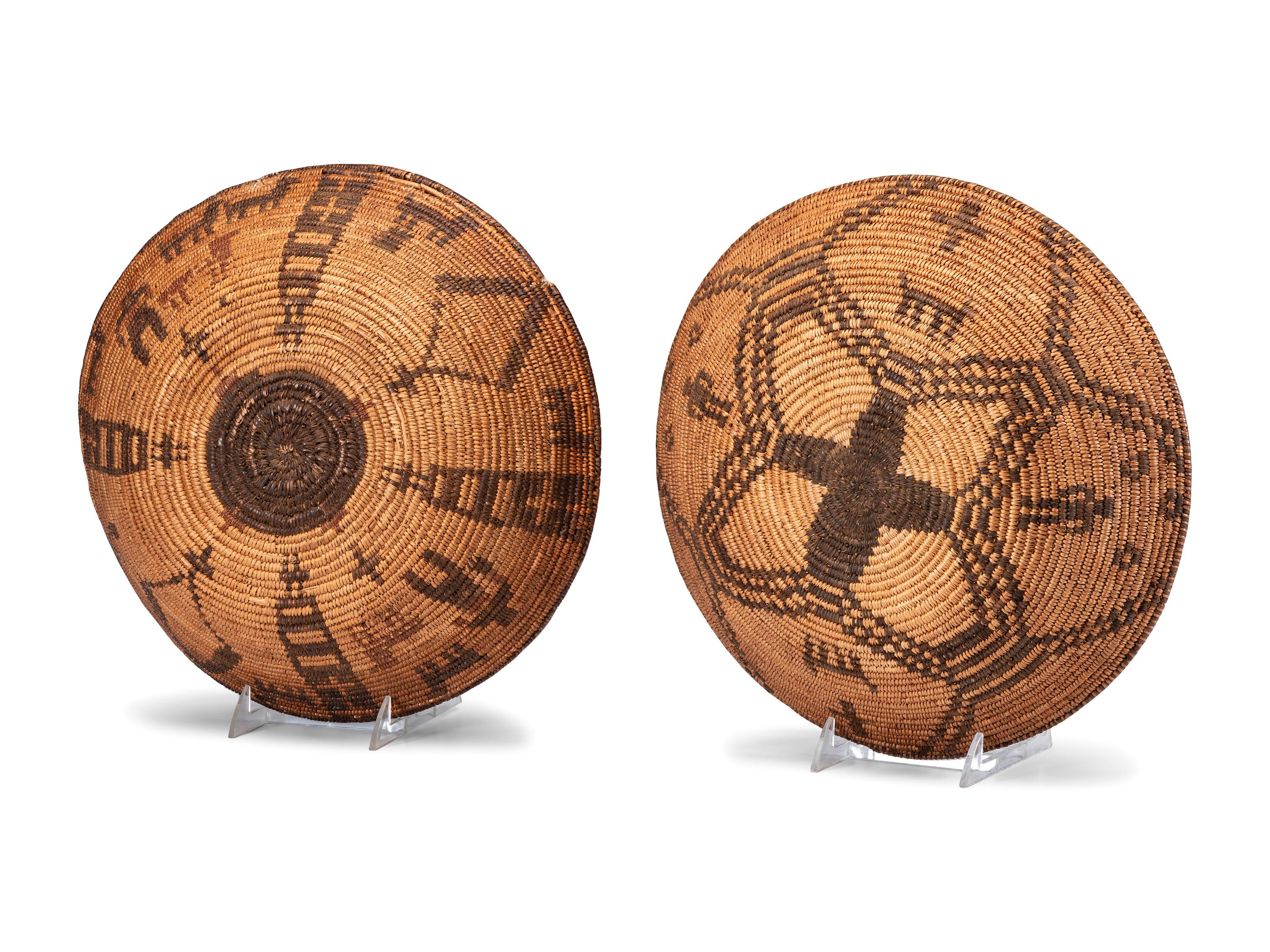 Apache Polychrome and Figural Baskets