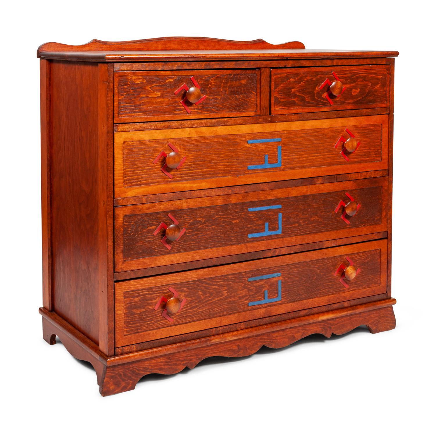 Three Drawer Pine Chest