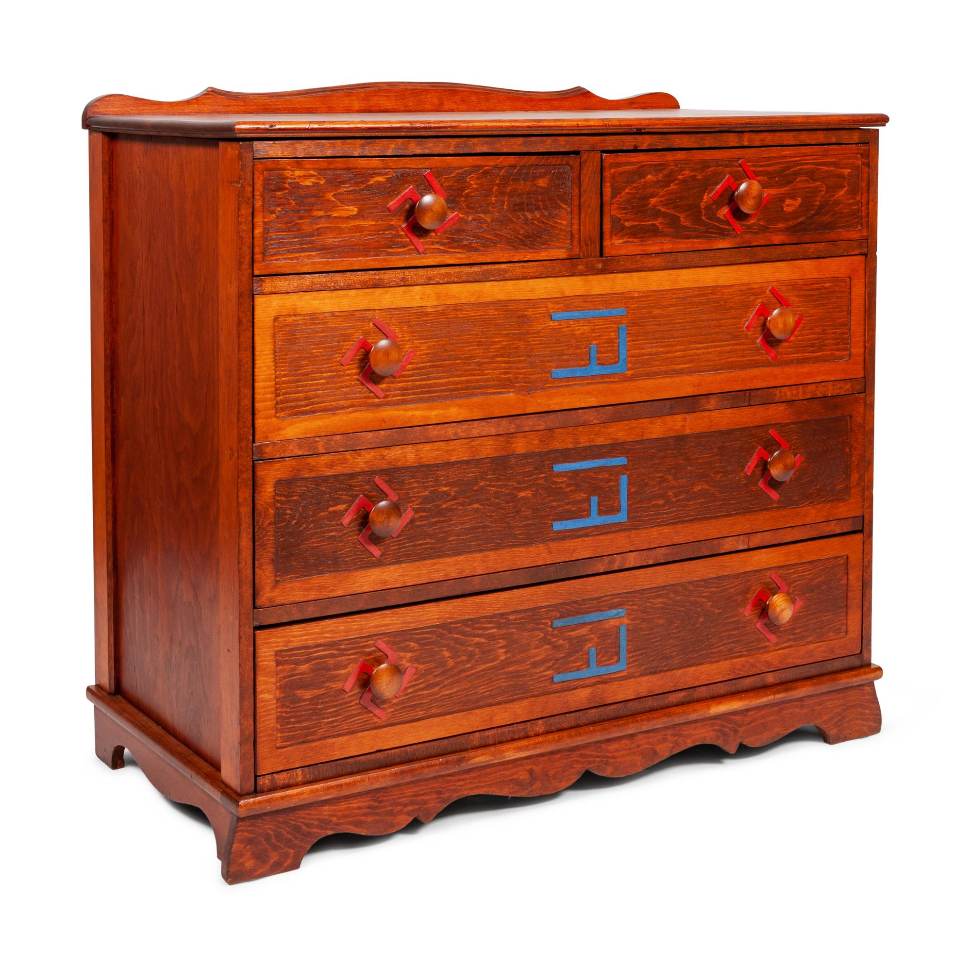 Three Drawer Pine Chest