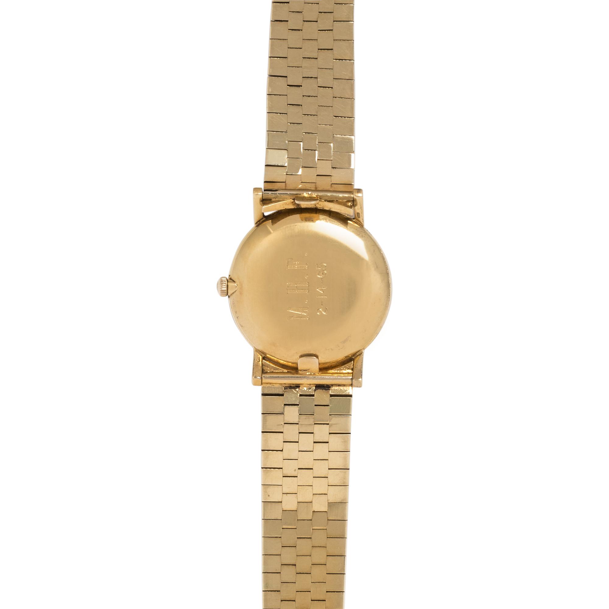 VACHERON & CONSTANTIN, REF. 6406 YELLOW GOLD WRISTWATCH