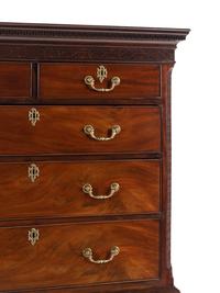 A George III Mahogany Chest on Chest
