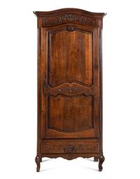 A Louis XV Style Oak Armoire