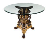 A Renaissance Revival Style Parcel Gilt Center Table Height 32 inches. — 20TH CENTURY