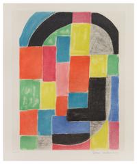 Sonia Delaunay, (Ukranian, 1885-1979), Two Etchings