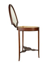 A George III Mahogany Vitrine Table