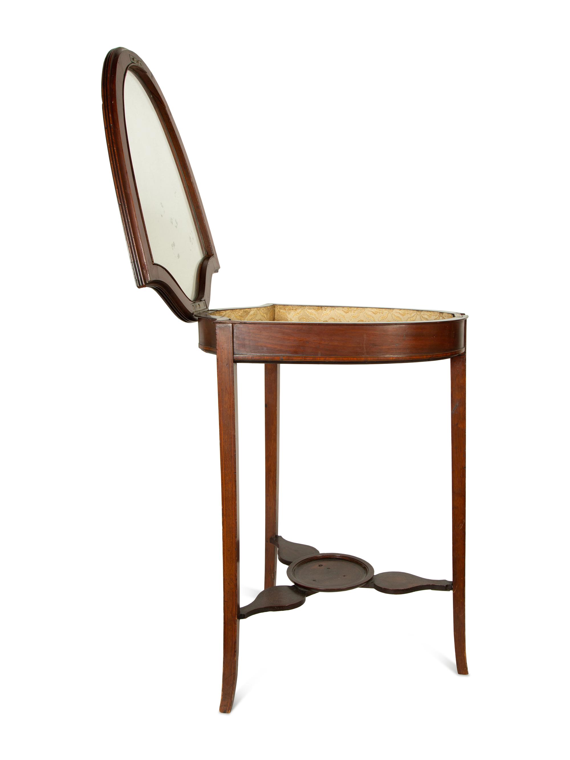 A George III Mahogany Vitrine Table