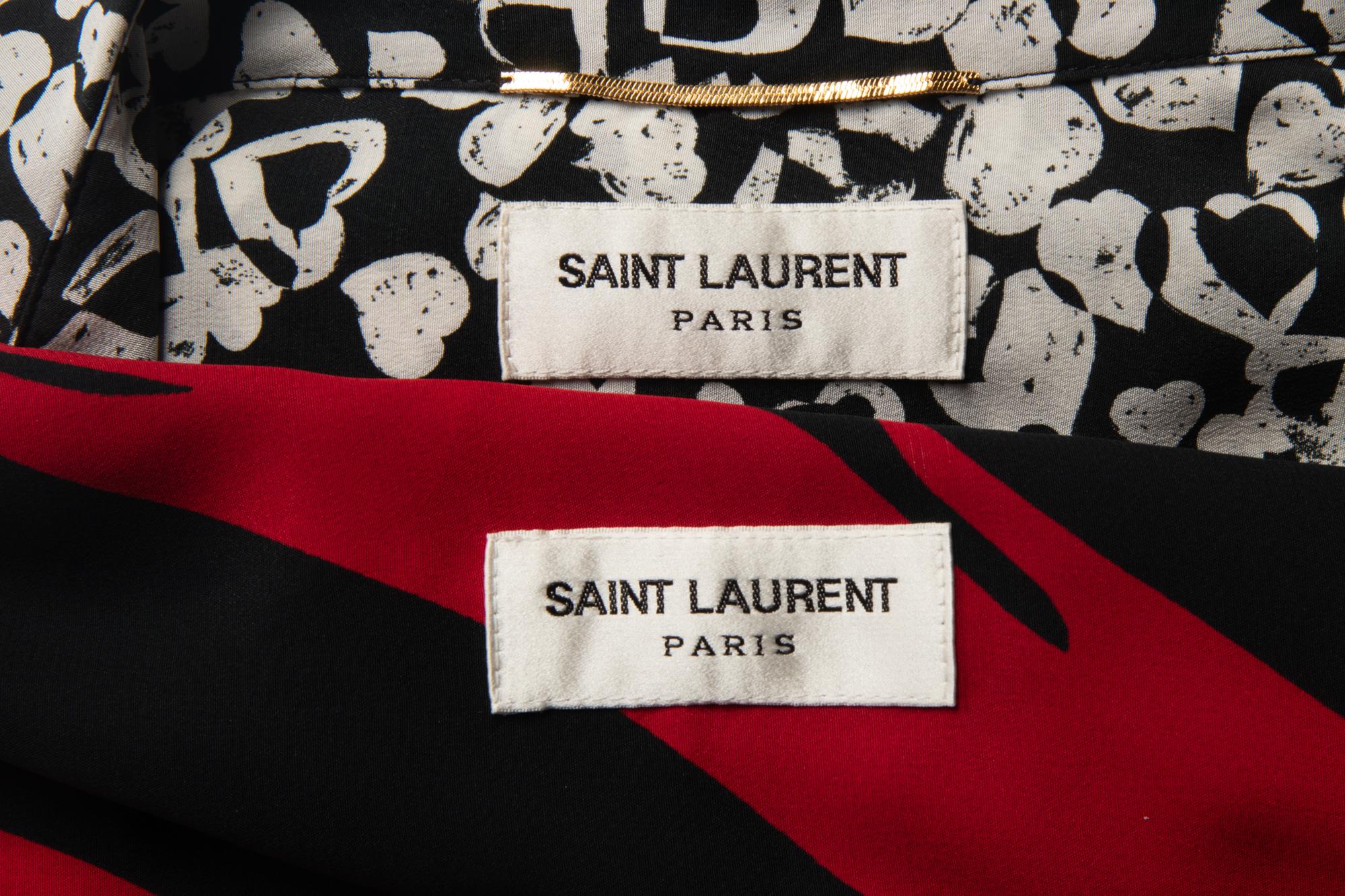 Saint Laurent Silk Dress and Blouse
