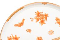 A Herend Fortuna Rust Porcelain Dinner Service