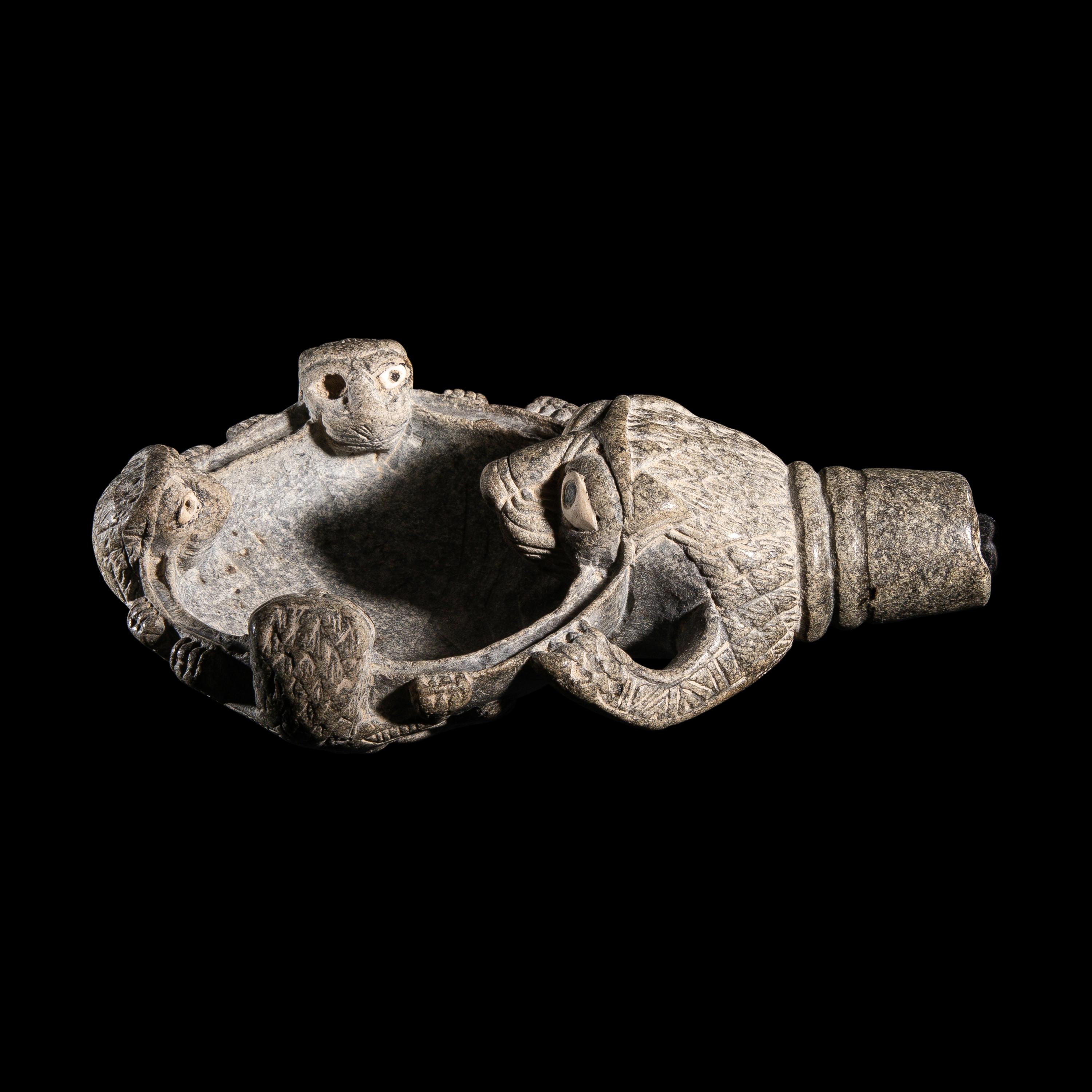 A Syro-Hittite Steatite Libation Bowl