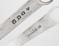 A Group of Four George III Silver Meat Skewers