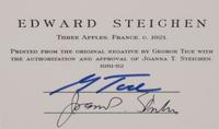 A group of twenty-one photographs (from Twenty-five Photographs printed by George Tice with labels signed by George Tice and Joanna Steichen)