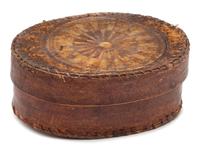 A Paint-Decorated Sinew-Bound Bentwood Box