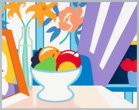 Still Life with Lilies and Mixed Fruit , 1998