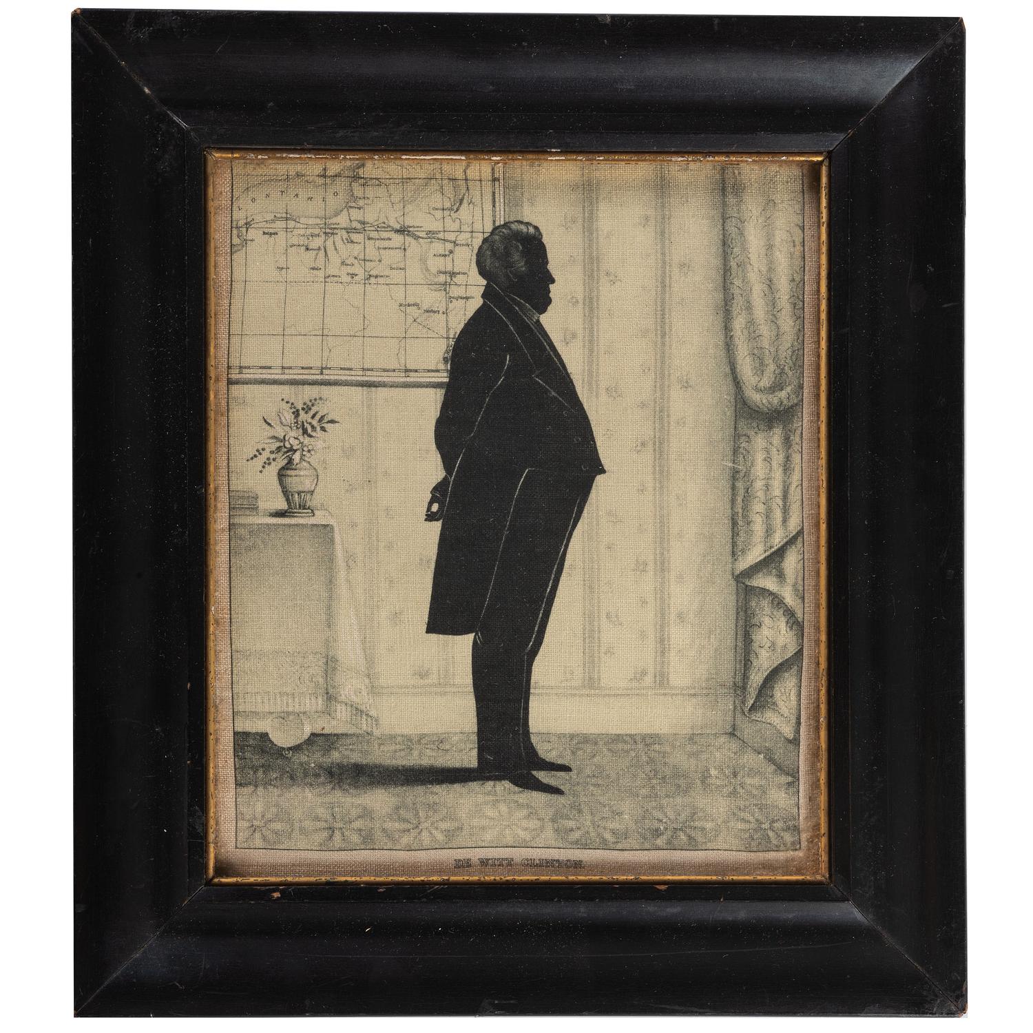 A Silhouette of Dewitt Clinton (1769-1828)