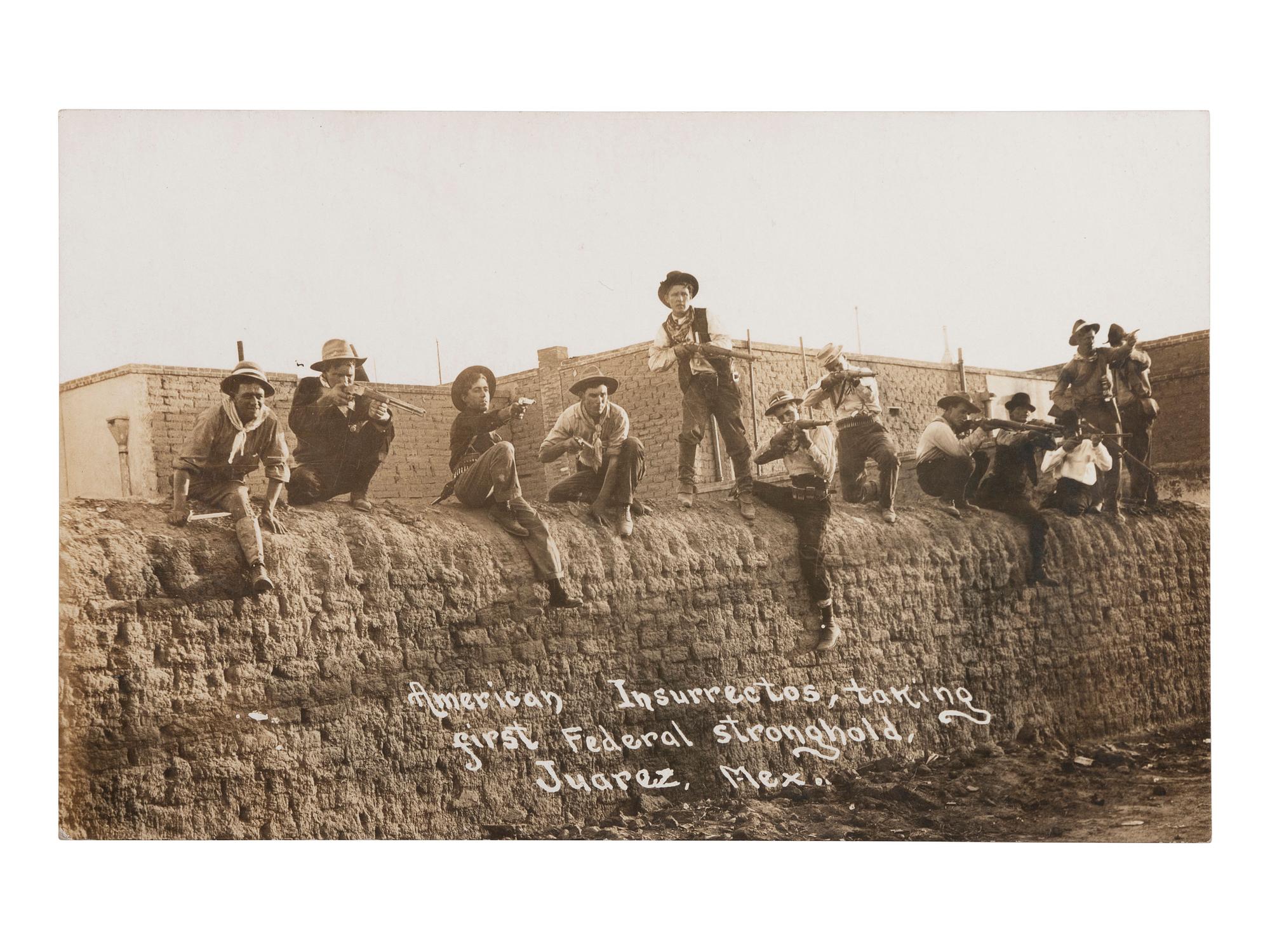 [WESTERN AMERICANA]. A group of 17 RPPCs of the Mexican Revolution, incl. Pancho Villa.