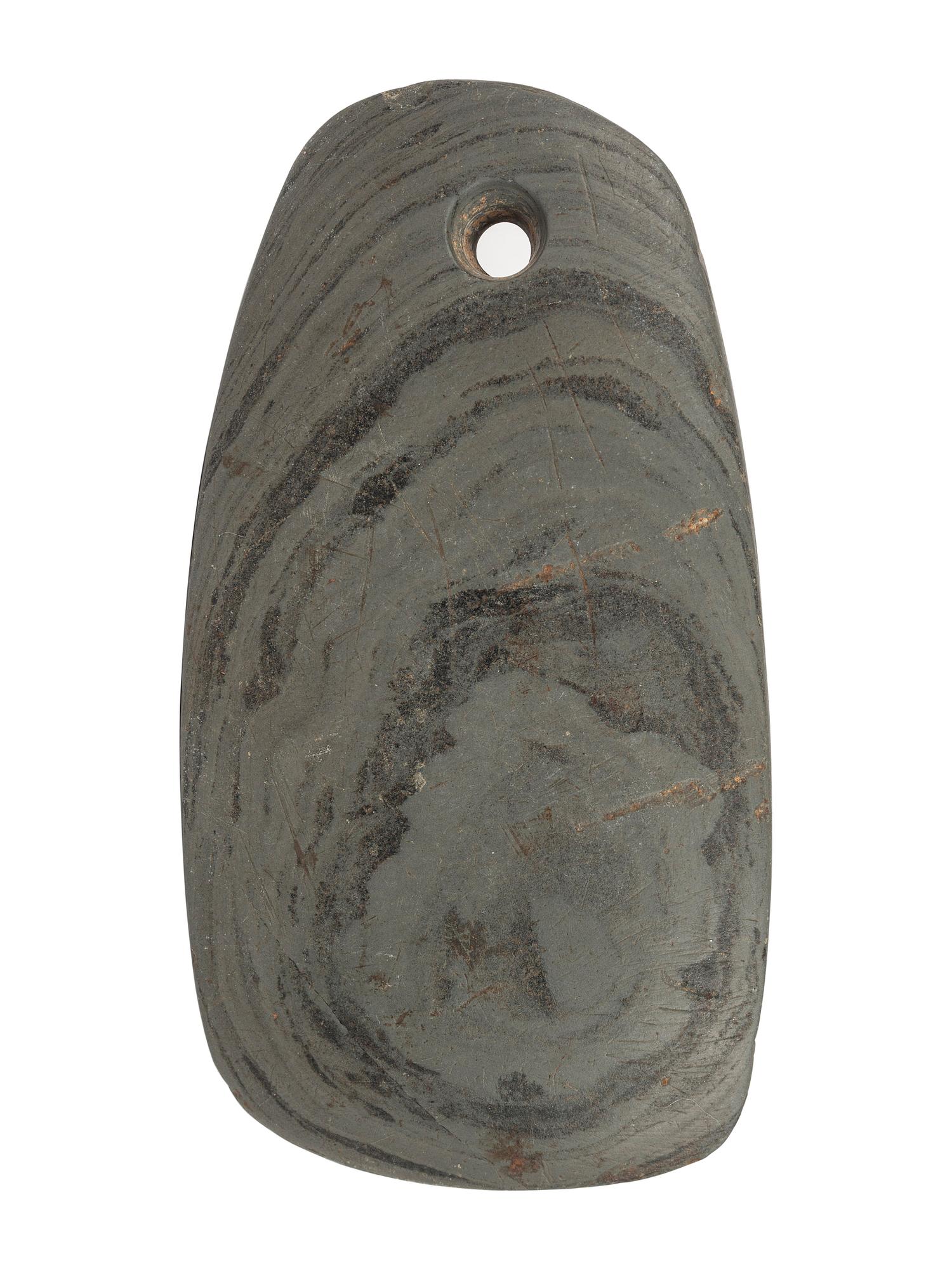 A Banded Slate Pendant