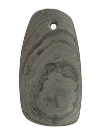 A Banded Slate Pendant