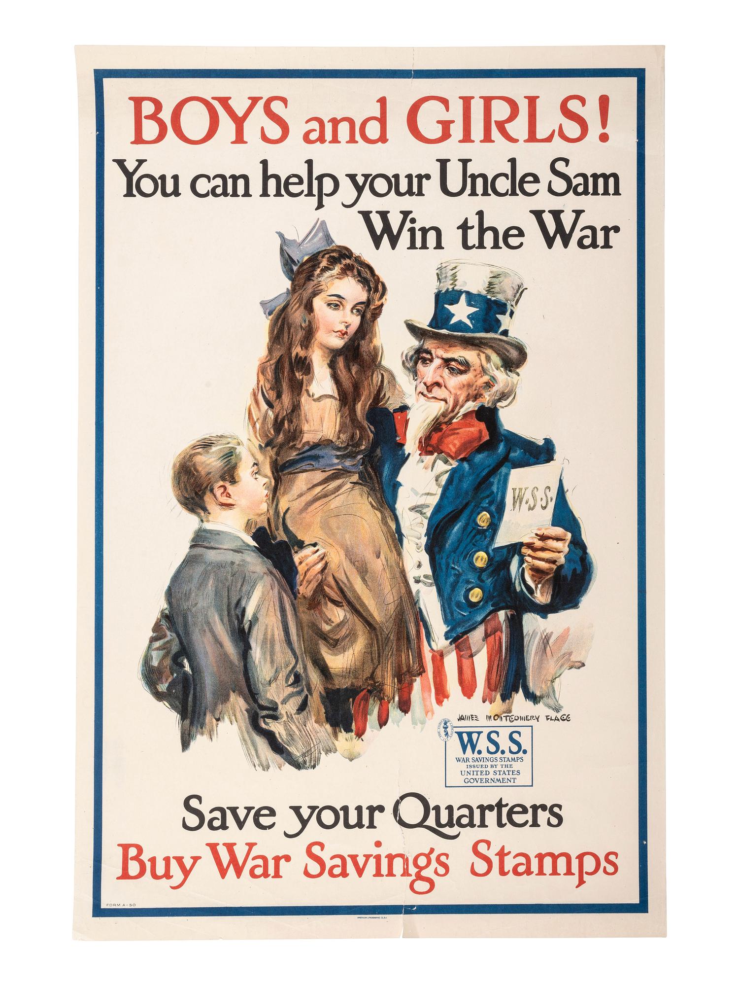 [WORLD WAR I]. A group of 6 propaganda posters, comprising: