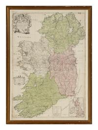 [MAPS]. SENEX, John (1678-1740). Ireland . London, ca. 1712.
