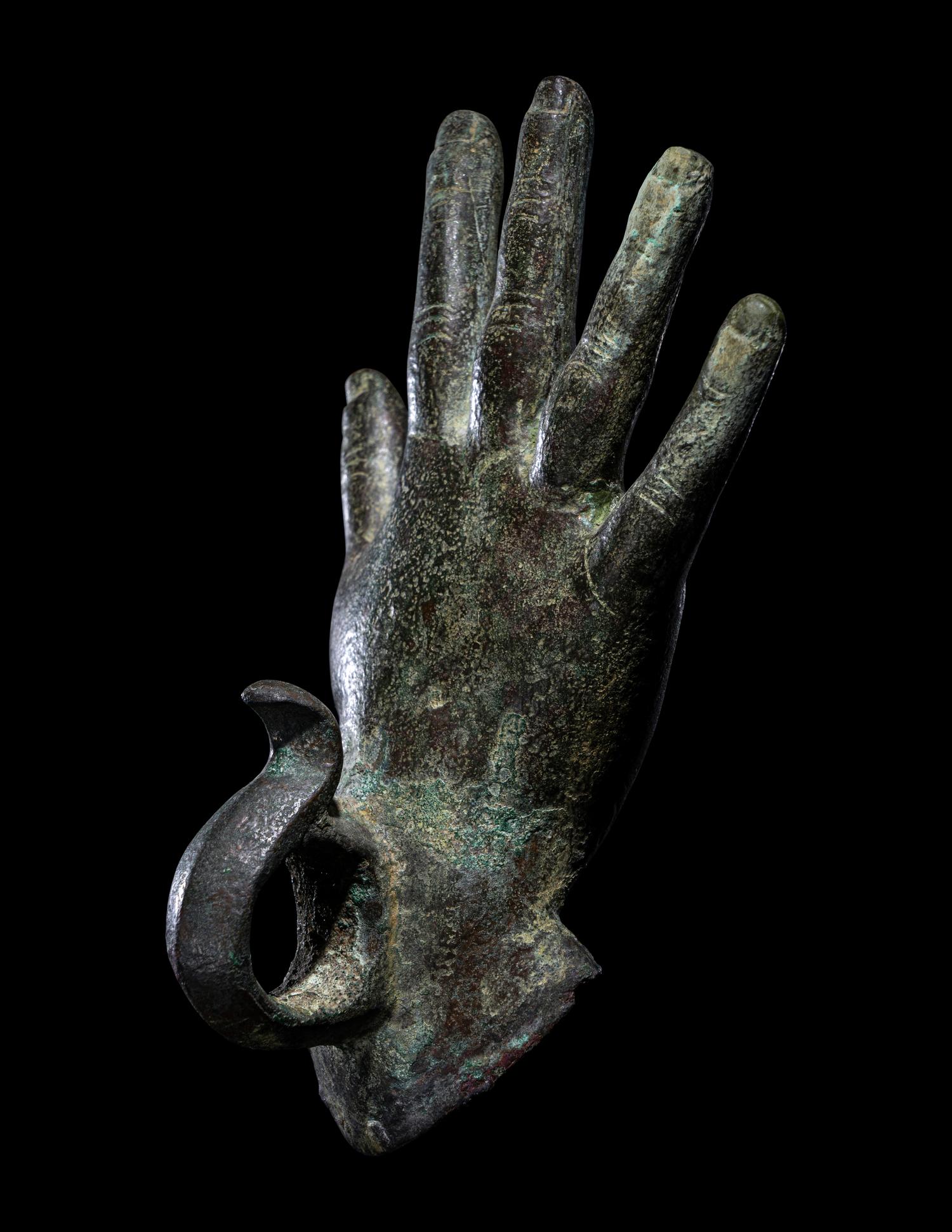 A Roman Bronze Hand with Greek Inscription