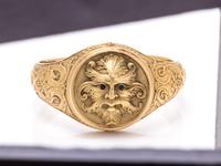 PAUL LANTUCH, YELLOW GOLD BANGLE BRACELET
