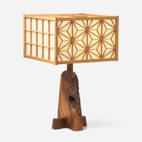 Mira Nakashima (American, b. 1942) "Asa-No-Ha" Table Lamp, George Nakashima Woodworker, New Hope, Pennsylvania, 2008